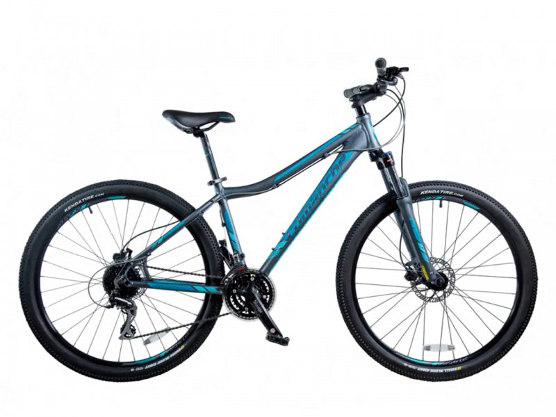 Велосипед Comanche Orinoco 27 L Comp (16", сірий/бірюзовий)