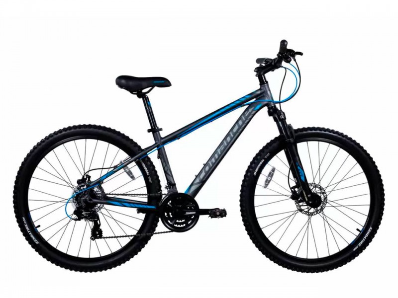 Велосипед Comanche Prairie 27 Comp (16", сірий/синій)