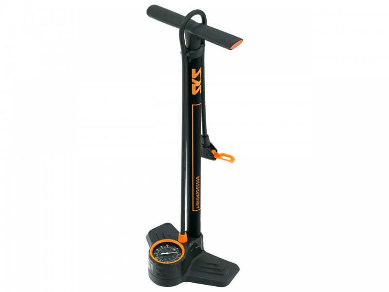 Насос для велосипеда підлоговий з манометром SKS Airkompressor 10.0 Black, 145 PSI / 10 Bar