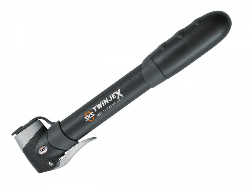 Насос для велосипеда компактний телескопічний SKS Twinjex Black, 145 PSI / 10 Bar