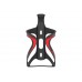 Фляготримач на велосипед Lezyne Carbon Team Cage чорний / матовий червоний Фляготримач на велосипед Lezyne Carbon Team Cage чорний / матовий червоний
