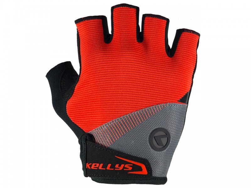 Велорукавички без пальців KLS Comfort (червоний, L)
