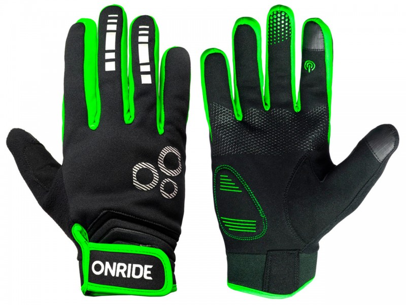 Велорукавички Onride Pleasure 20 (зелений/чорний, XL)