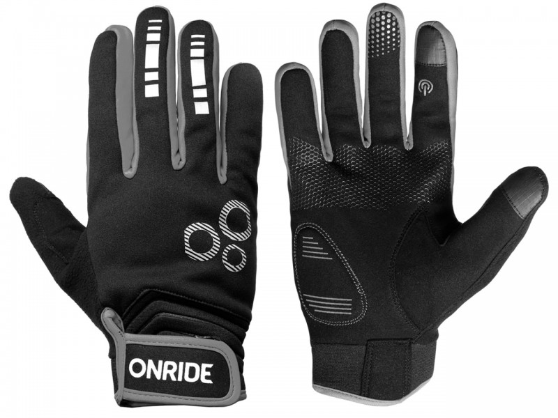 Велорукавички Onride Pleasure 20 (сірий/чорний, S)
