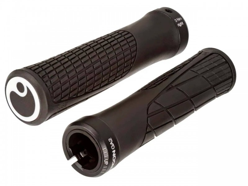 Гріпси на велосипед Ergon GA2 (136 мм, з замком, Black)