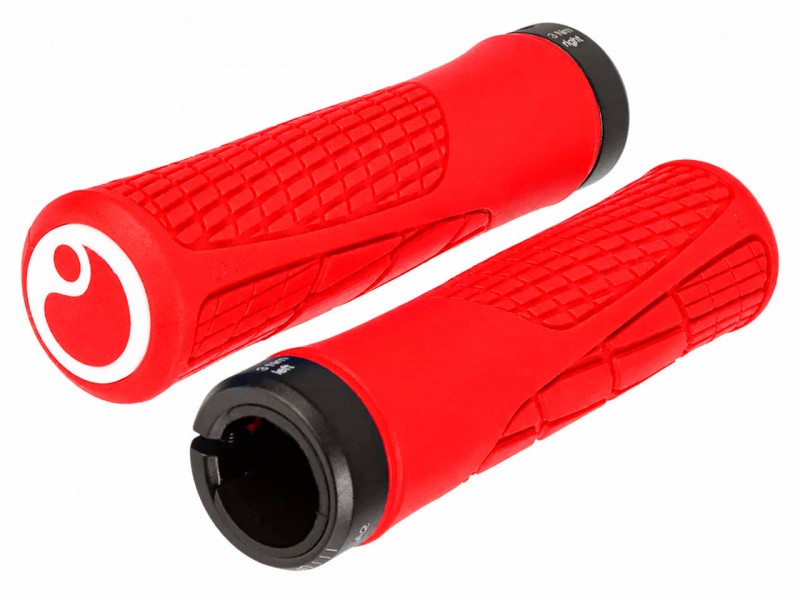 Гріпси на велосипед Ergon GA2 Fat (136 мм, з замком, Risky Red)