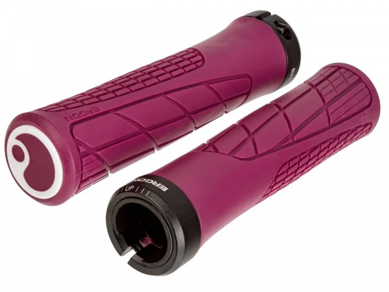 Гріпси на велосипед Ergon GA2 (136 мм, з замком, Purple Reign)