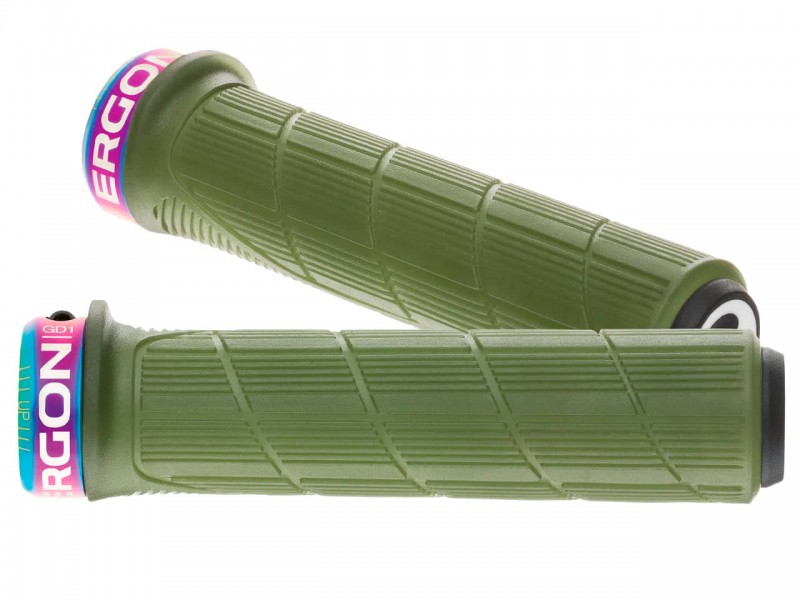 Грипсы на велосипед Ergon GD1 Evo Factory (135 мм, с замком, Frozen Moss / Oil Slick) Грипсы на велосипед Ergon GD1 Evo Factory (135 мм, с замком, Frozen Moss / Oil Slick)