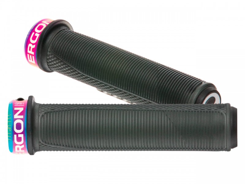 Грипсы на велосипед Ergon GFR1 Factory (140 мм, с замком, FMD Racing / Oil Slick) Грипсы на велосипед Ergon GFR1 Factory (140 мм, с замком, FMD Racing / Oil Slick)
