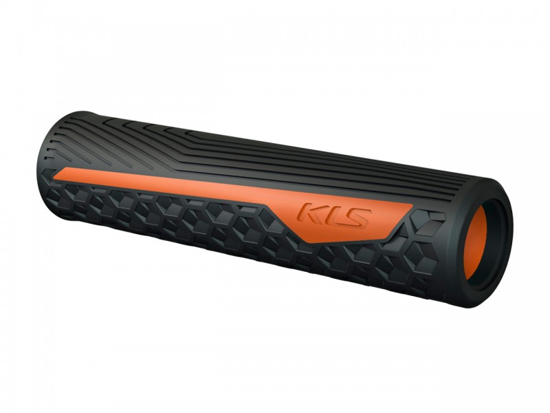 Гріпси на велосипед KLS Advancer (130мм, чорний/помаранчевий)