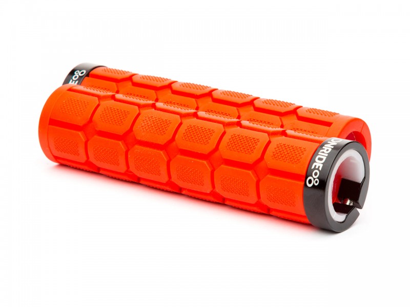Гріпси на велосипед Onride GripControl (130мм, з замком, червоний)