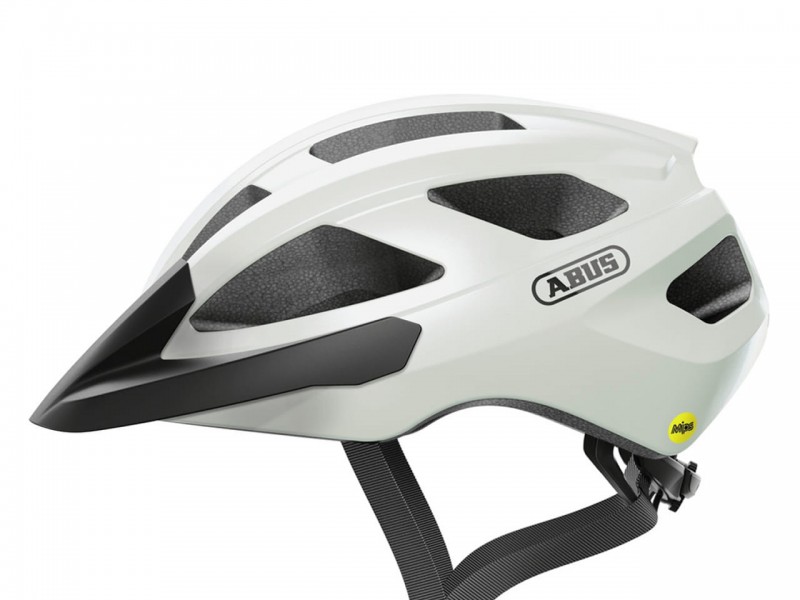 Шолом велосипедний ABUS MACATOR MIPS Pearl White L (58-62 см)