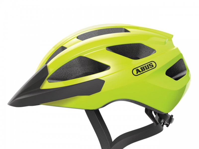 Шолом велосипедний ABUS MACATOR Signal Yellow L (58-62 см)