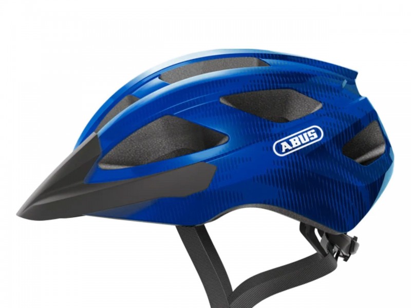 Шолом велосипедний ABUS MACATOR Steel Blue L (58-62 см)