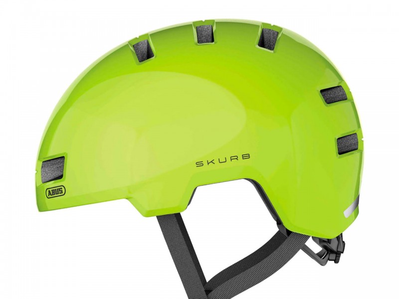 Шолом велосипедний ABUS SKURB Signal Yellow L (58-61 см)