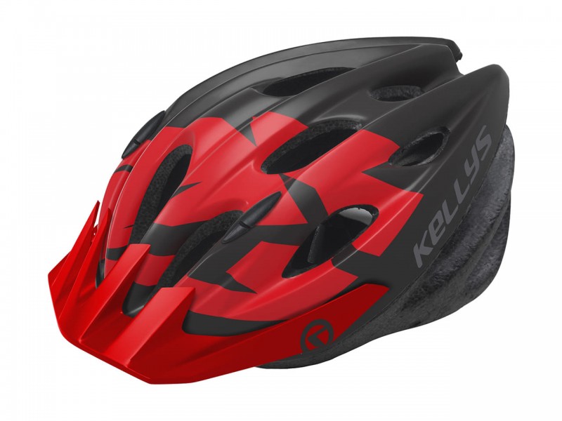 Шолом велосипедний KLS Blaze 18 матовий червоний S/M (54-57 см)