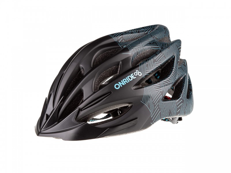 Шолом велосипедний Onride Mount чорний/синій L (58-61 см)