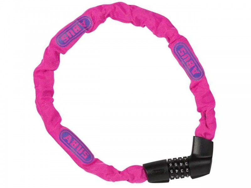Велозамок с цепью ABUS 1385/75 Tresor Neon Pink