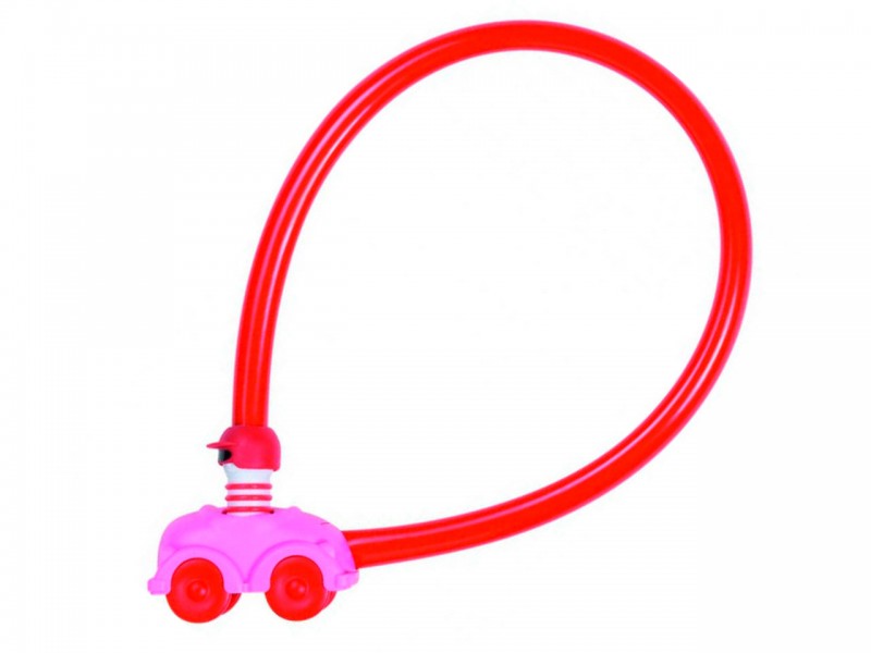 Велозамок з тросом дитячий ABUS 1505/55 My First Abus Pink