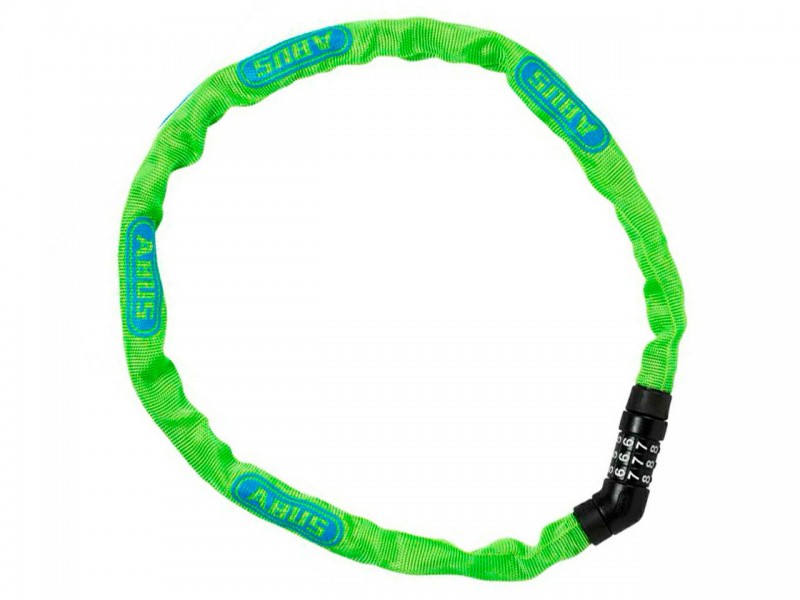 Велозамок з ланцюгом ABUS 4804C/75 Steel-O-Chain Lime