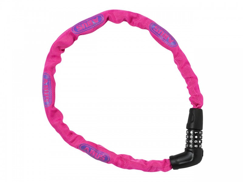 Велозамок з ланцюгом ABUS 5805C/75 Steel-O-Chain Pink