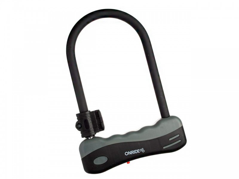 Велозамок U-подібний Onride Clamp 10 (скоба,  з кріпленням, 12х165х245, сірий)