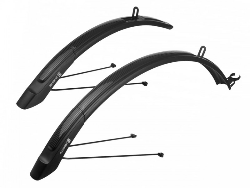 Крила для велосипеда 26"-28" Polisport Expander City (46 мм) чорний