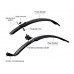 Крылья для велосипеда 26"-29" RBRL RL-830FR черный Крылья для велосипеда 26"-29" RBRL RL-830FR черный