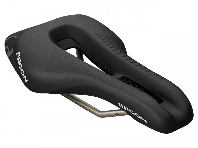 Седло для велосипеда Ergon SR Tri Women Mid (One Size, 232x130 мм, черный)