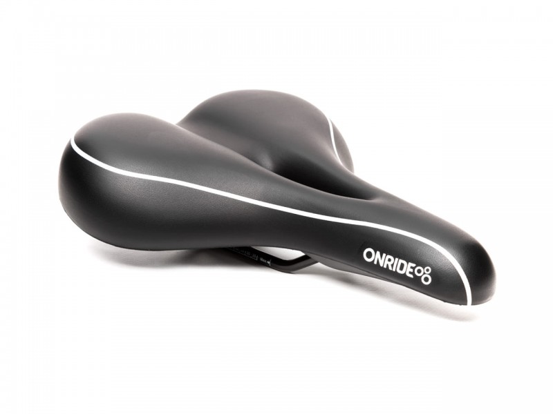 Сідло для велосипеда ONRIDE Ace Gel сталеві рамки чорний