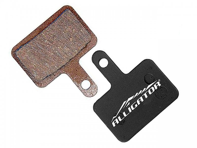 Гальмівні колодки на велосипед дискові Alligator для Shimano M525/M475 напівметалічні