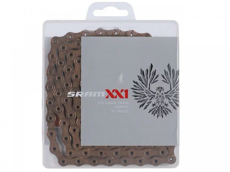 Ланцюг на велосипед 12S SRAM XX1 CN PCXX1 Eagle Copper 126L Power-lock HollowPin