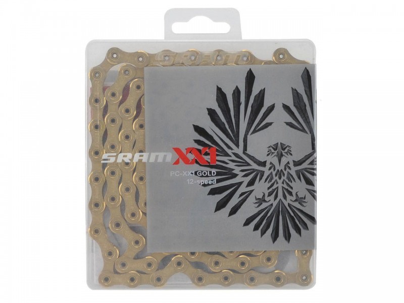 Ланцюг на велосипед 12S SRAM XX1 CN PCXX1 Eagle Gold 126L Power-lock HollowPin