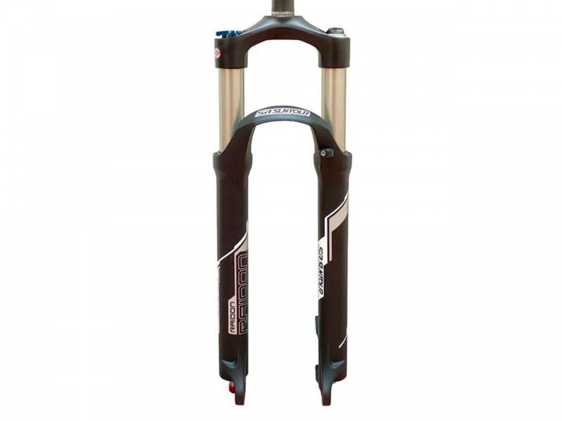 Вилка на велосипед 27.5" Suntour SF16 RAIDON XC DS LO R (повітряна, 100мм, 1.1/8", black)
