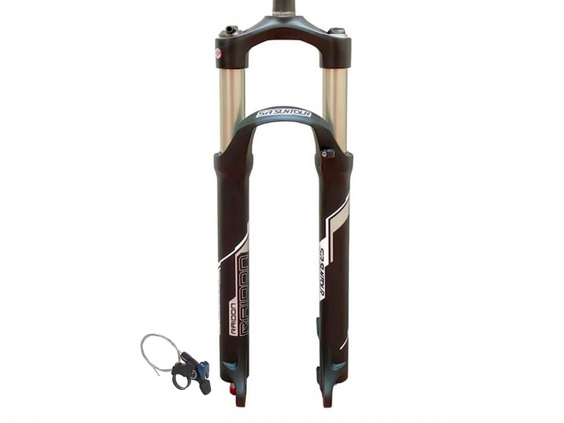 Вилка на велосипед 27.5" Suntour SF16 RAIDON XC DS RL R (повітряна, 100мм, 1.1/8", black)