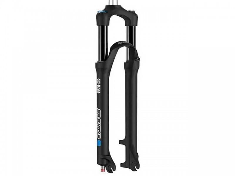 Вилка на велосипед 27.5" Suntour SF22 X1 DS LO (пружинно-масляна, 100мм, 1.1/8", black)