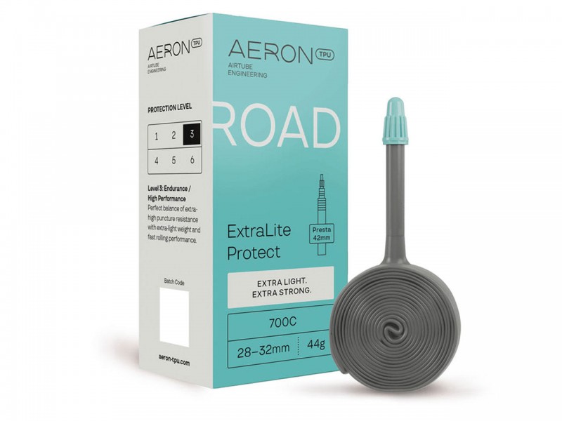 Камера для велосипеда 700x28/32C Aeron TPU Road ExtraLite Protect FV42