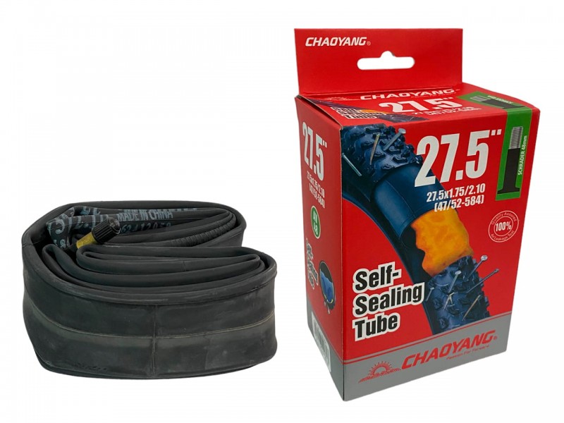 Камера для велосипеда 27.5"x1.75/2.10" ChaoYang (AV 48мм) self sealing (антипрокольний гель)