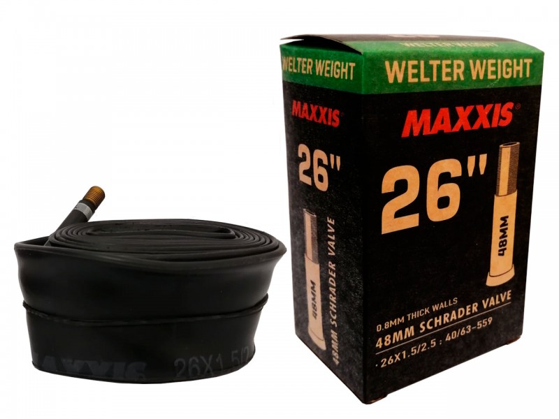 Камера для велосипеда 26"x1.50/2.50" Maxxis Welter Weight AV 48мм