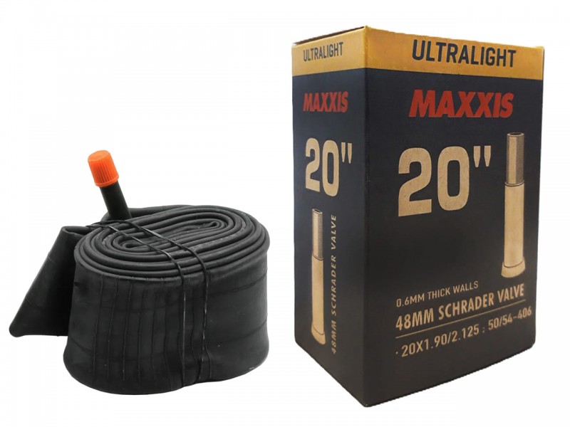 Камера для велосипеда 20"x1.90/2.125" Maxxis Ultralight (49/54-406) AV 48мм