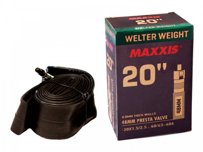 Камера для велосипеда 20"x1.50/2.50" Maxxis Welter Weight (40/63-406) FV 48мм