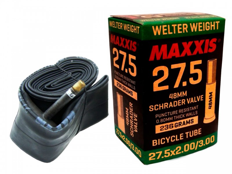 Камера для велосипеда 27.5"x2.00/3.00" Maxxis Welter Weight AV 48мм