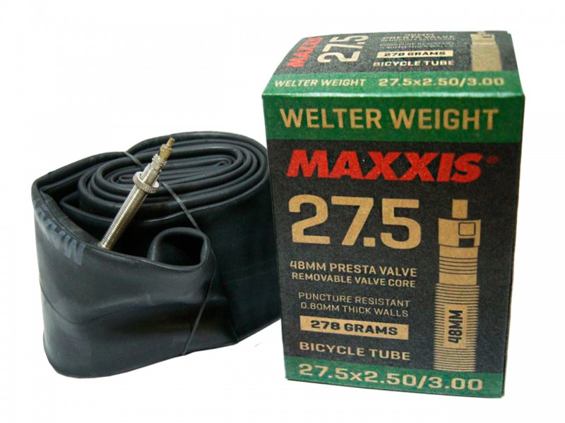 Камера для велосипеда 27.5"x2.50/3.00" Maxxis Welter Weight FAT/Plus FV 48мм
