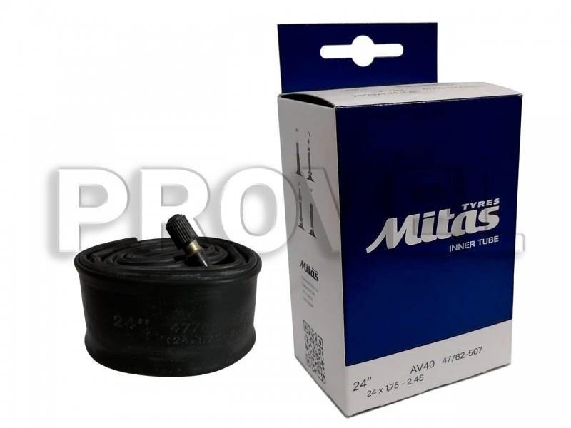 Камера для велосипеда 24"x1.75/2.45" Rubena&Mitas (47/62-507) AV 40мм