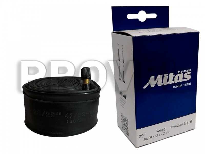 Камера для велосипеда 28/29"x1.75/2.45" Rubena&Mitas (47/62-622/635) AV 40мм