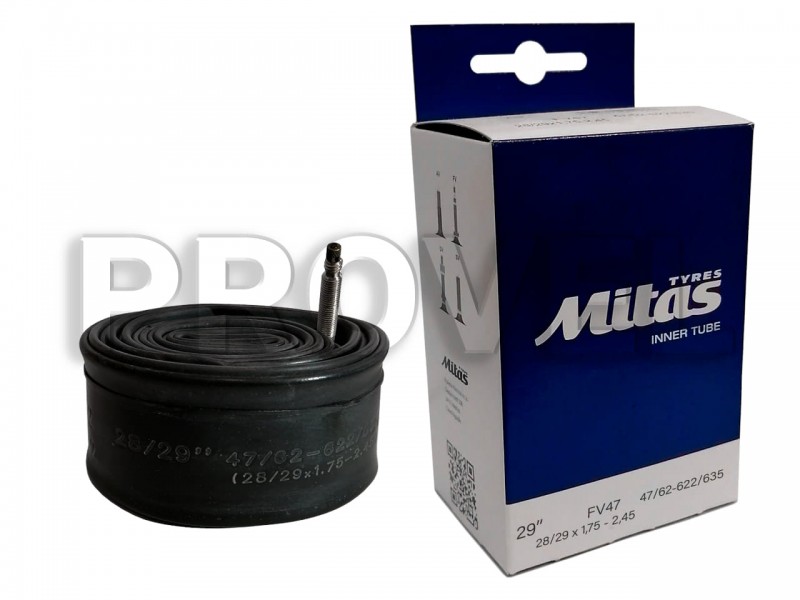 Камера для велосипеда 28/29"x1.75/2.45" Rubena&Mitas (47/62-622/635) FV 47мм