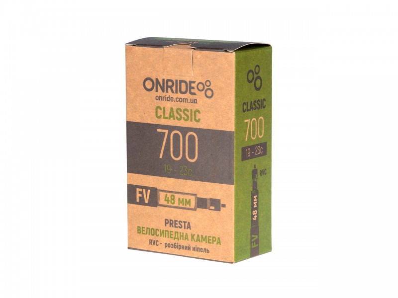 Камера для велосипеда 700x19/23C Onride (19/23-622) FV 48мм розбірний