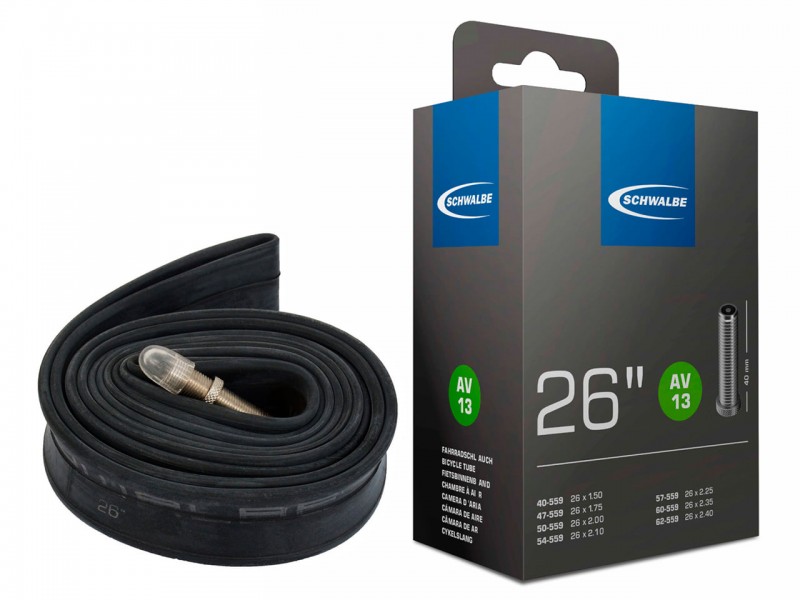 Камера для велосипеда 26"x1.50/2.50" Schwalbe AV13 (40/62-559) AV 40мм