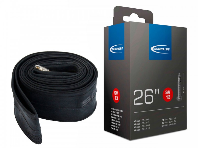 Камера для велосипеда 26"x1.50/2.50" Schwalbe SV13 (40-62/559) FV 40мм