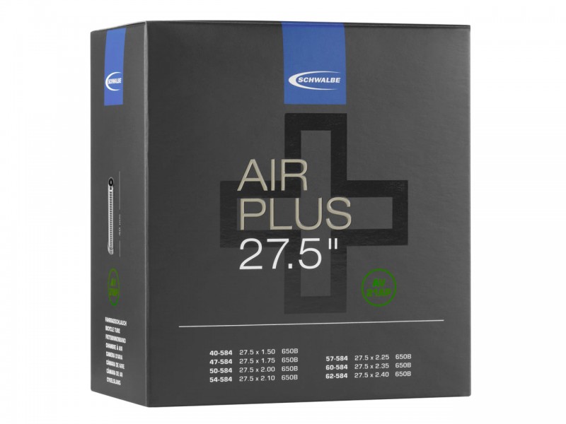 Камера для велосипеда 27.5"x1.50/2.40" Schwalbe Air Plus AV21AP (40/62-584) AV 40мм